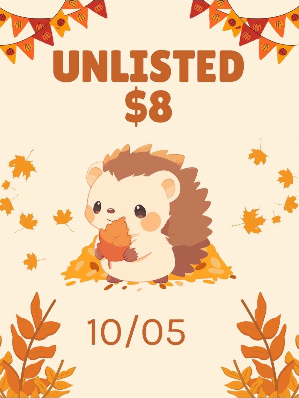 Unlisted $8 10/05